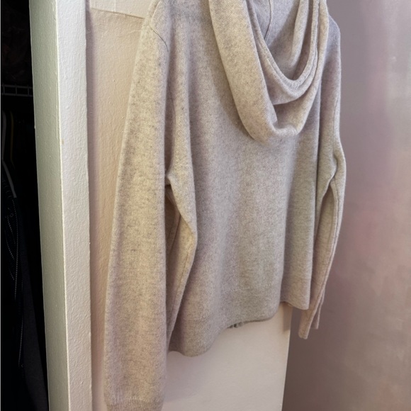 Cashmere hoodie size Large oatmeal/beige/warm grey - Picture 4 of 7